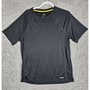 Tek Gear Performance Athletic Short Sleeve Tee Shirt‎ Mens Size Large Black